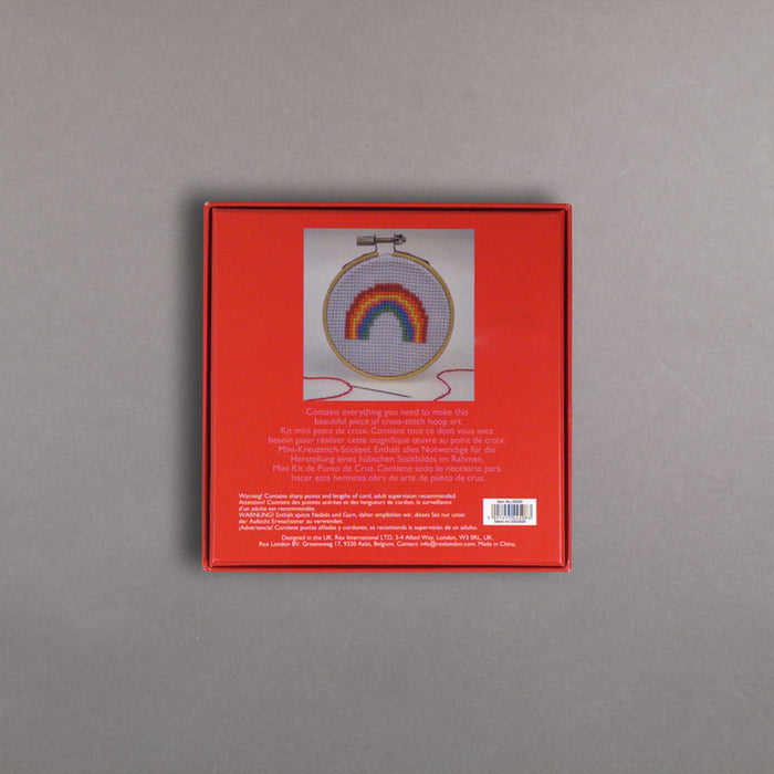 Ikon Rex London Rainbow Mini Cross-Stitch Kit
