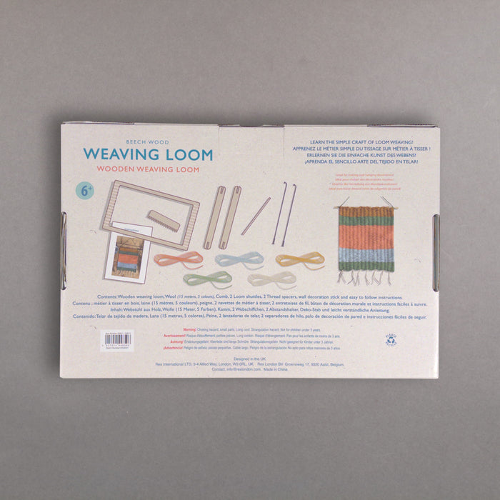 Ikon Rex London Wooden Weaving Loom Set