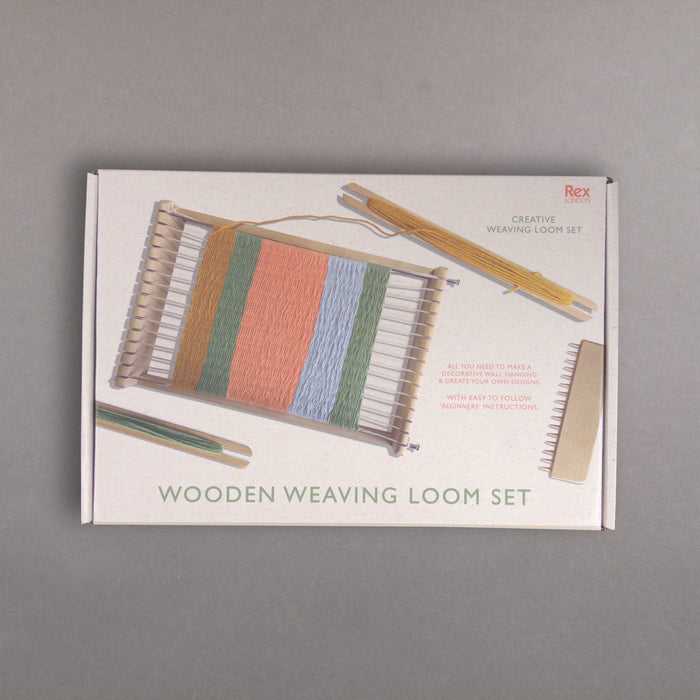 ikon Rex London Wooden Weaving Loom Set