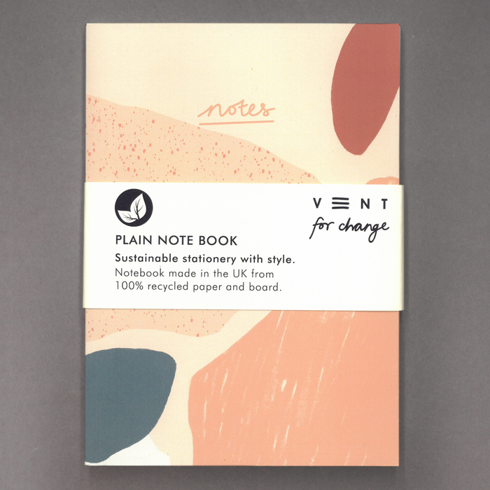 ikon VENT for Change Recycled A5 Notebook – Coral