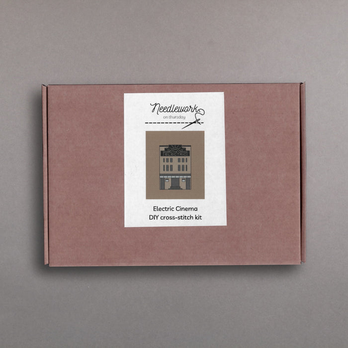 ikon Needlework on a Thursday Electric Cinema Cross-stitch Kit