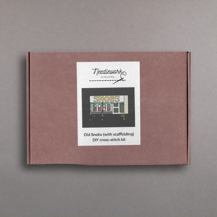 ikon Needlework on a Thursday Old Snobs Birmingham cross-stitch kit