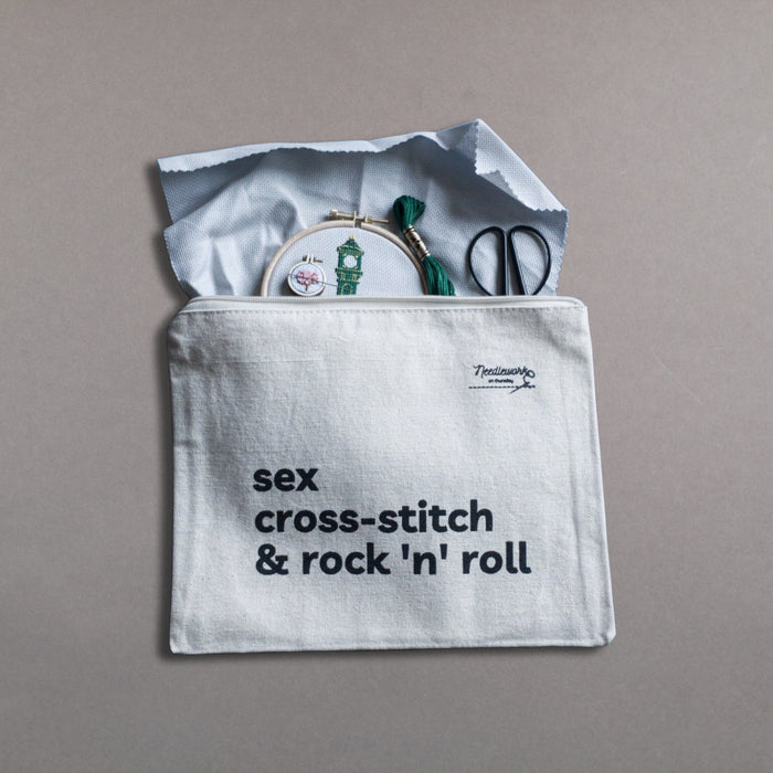 ikon Needlework on a Thursday Project bag: Sex Cross-stitch & Rock 'n' Roll
