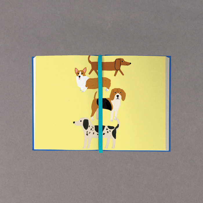 Ikon Roger La Borde Blue Dogs Lux Illustrated Journal