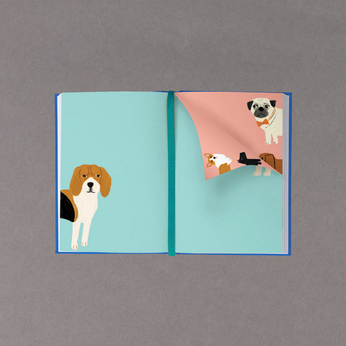 Ikon Roger La Borde Blue Dogs Lux Illustrated Journal