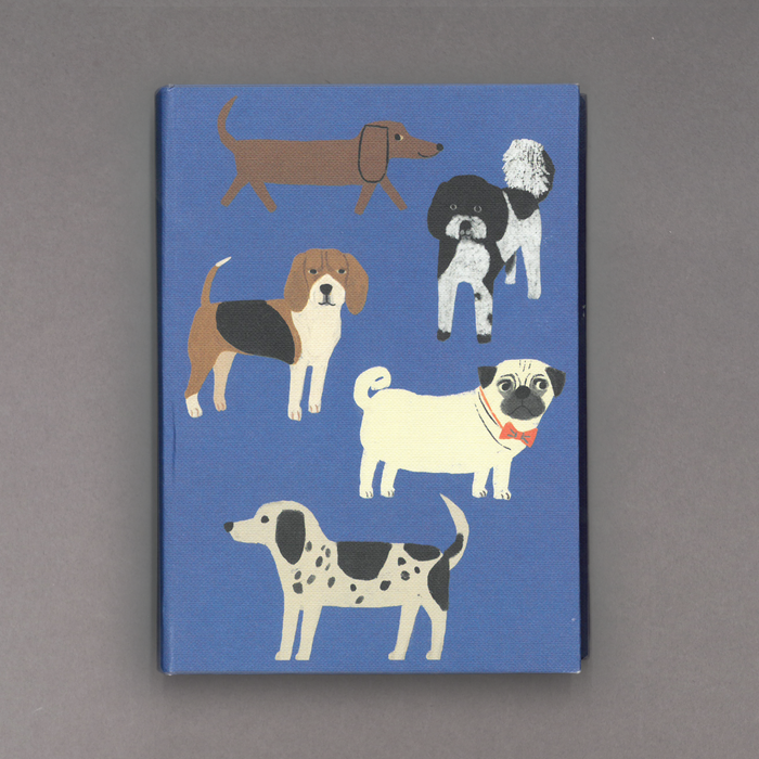 ikon Roger La Borde Blue Dogs Lux Illustrated Journal