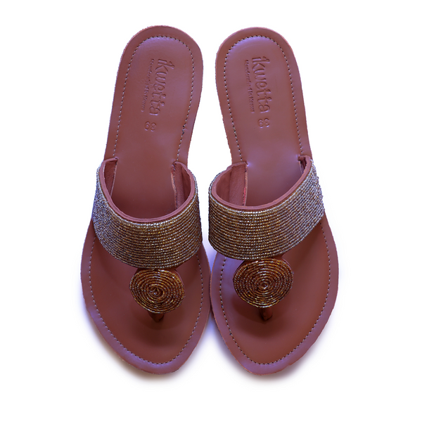 ikwetta Amboseli Sandals Gold