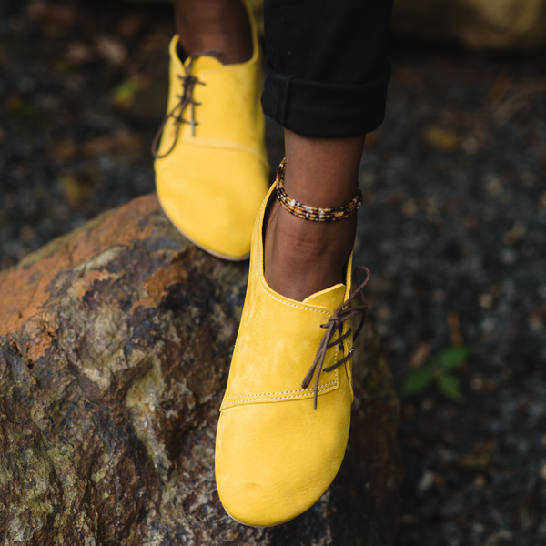 ikwetta Bey Shoes Mustard Suede