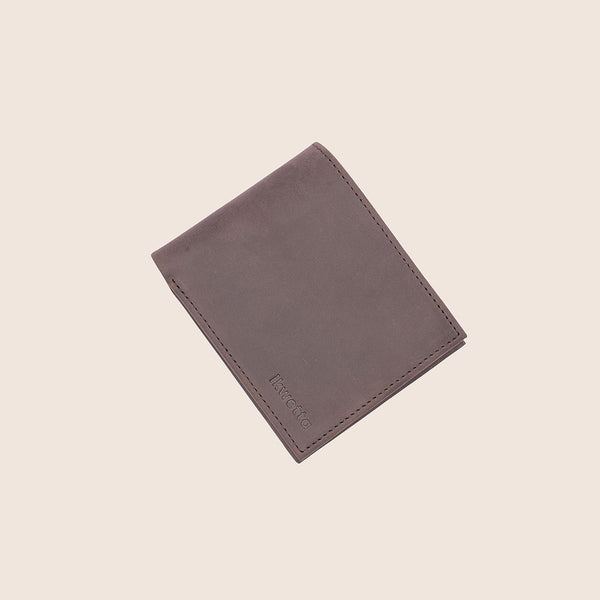 Ikwetta Bifold Luxe With Coin Pouch Black