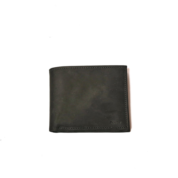 Ikwetta Bifold Luxe With Coin Pouch Black