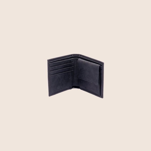 ikwetta Bifold luxe with coin pouch Black