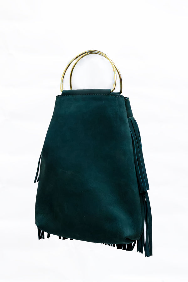 Ikwetta Flounce Small Forest Green H/S