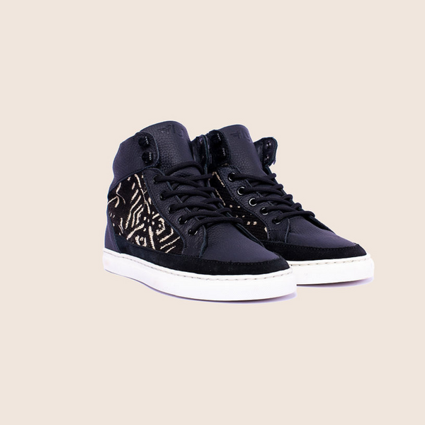 ikwetta Hightop Mudcloth sneaker