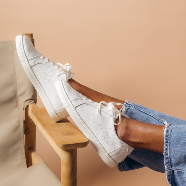 ikwetta I am Kenyan lowtop in White