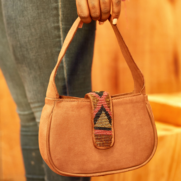 Ikwetta Leather Hobo Olive H/S