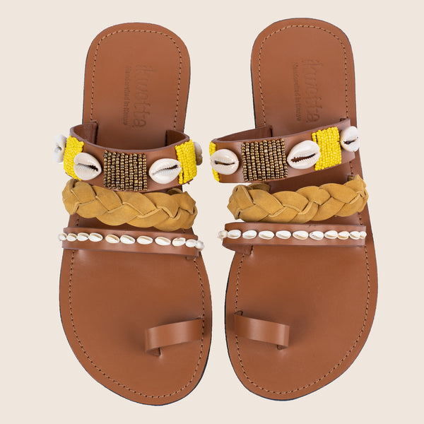 ikwetta Madden Shell Sandals