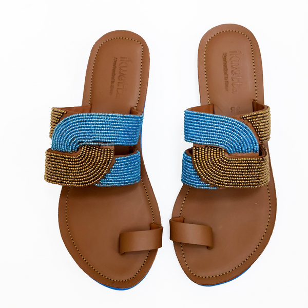 Ikwetta Rift Sandals Caramel Insole