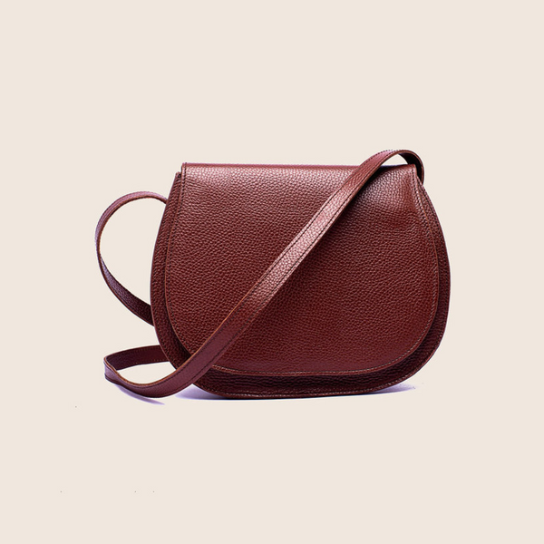 Ikwetta Saddle Crossbody Lupine Natural Milled