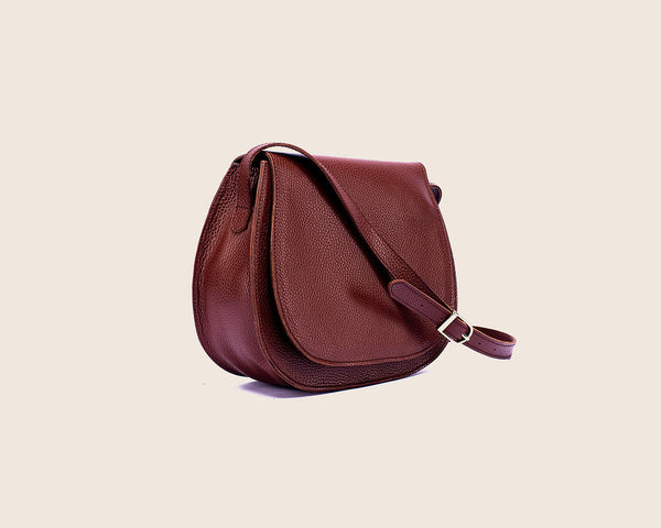 Ikwetta Saddle Crossbody Lupine Natural Milled