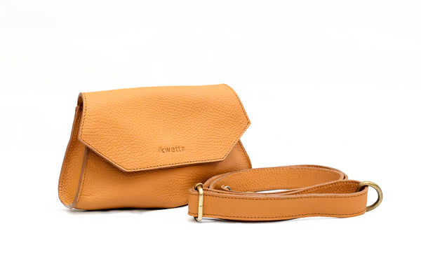 Ikwetta Sage Crossbody Firedbrick Pebble