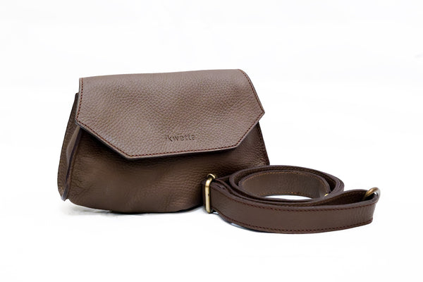 Ikwetta Sage Crossbody Firedbrick Pebble