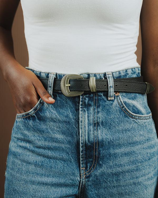 ikwetta The Nairobi Buckle Belt Black