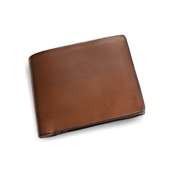 Il Bussetto Bifold Colored Wallet With Coin Pouch Poseidonblue