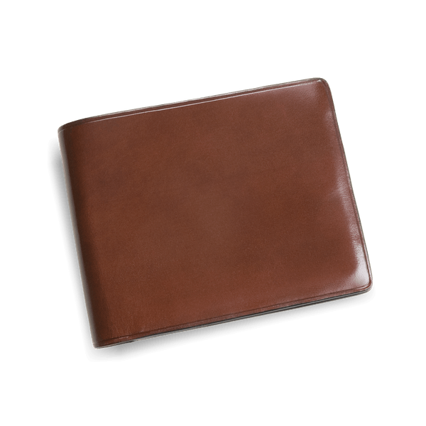 il bussetto Bifold Wallet in Colored Leather navyblue