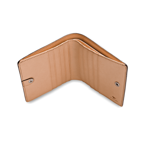 Il Bussetto Bifold Wallet With Snap Closure Redochre