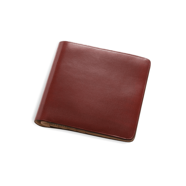 il bussetto Bifold Wallet with Snap Closure redochre