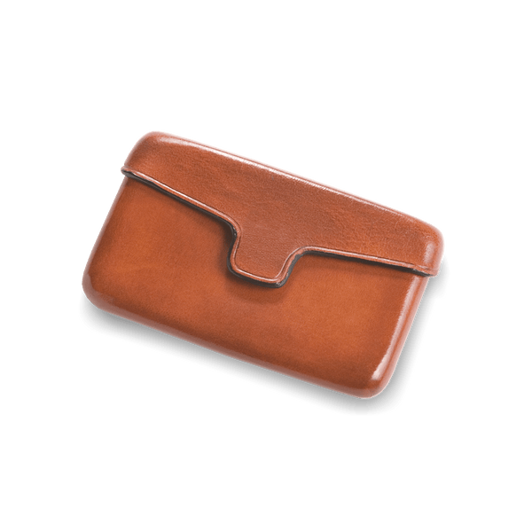 Il Bussetto Card Holder With Magnetic Closure Orange