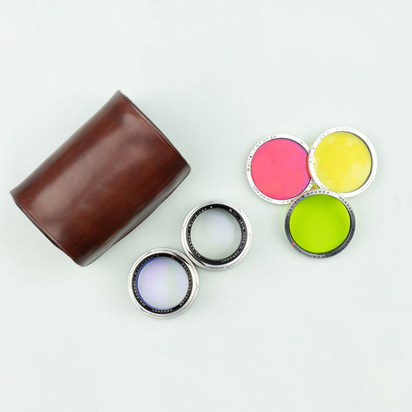 Il Bussetto Case For 3 Filters And 2 Lenses Cappuccino