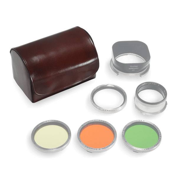 il bussetto Case for 3 filters and 2 lenses cappuccino
