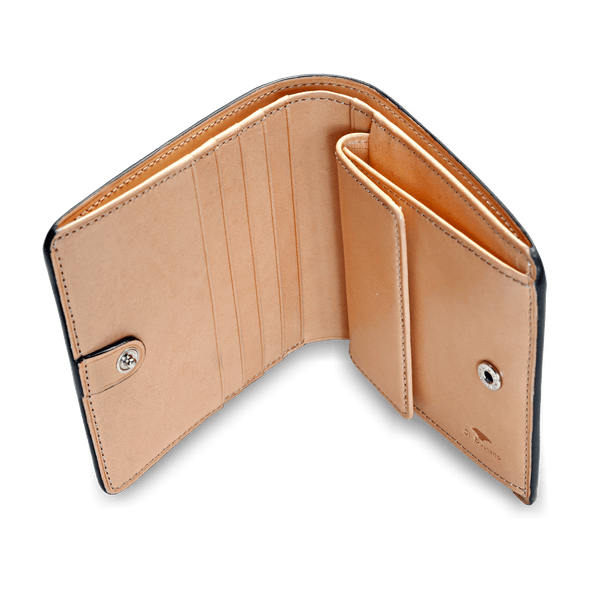 Il Bussetto Coin Bifold With Snap Closure Forestgreen