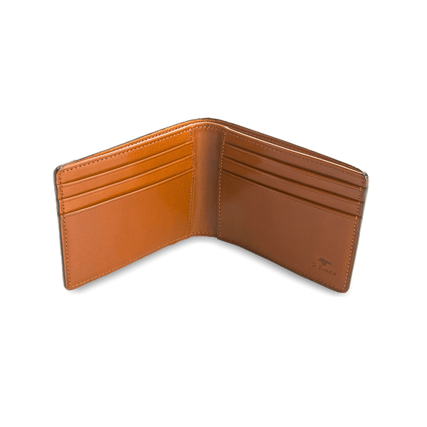 Il Bussetto Dollar Sized Colored Leather Wallet Bisquit