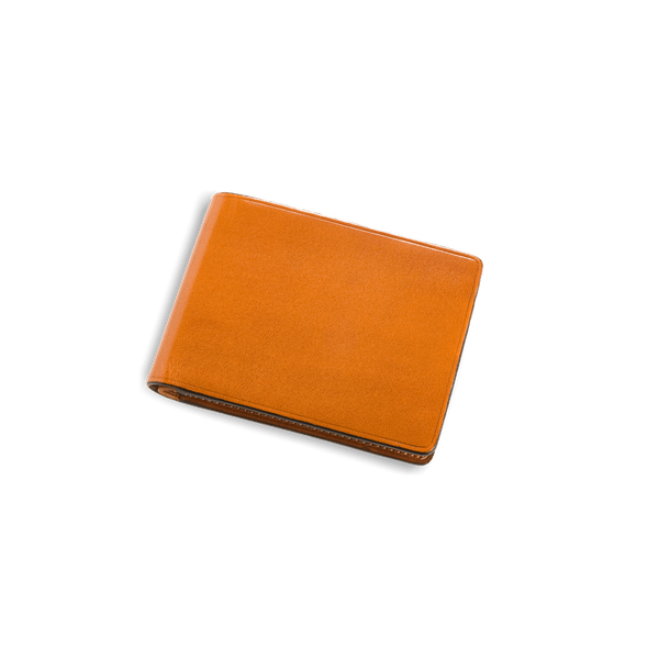 il bussetto Dollar Sized Colored Leather Wallet bisquit