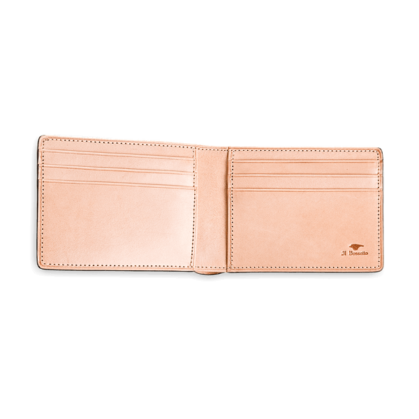 Il Bussetto Dollar Sized Leather Wallet Brilliantblue