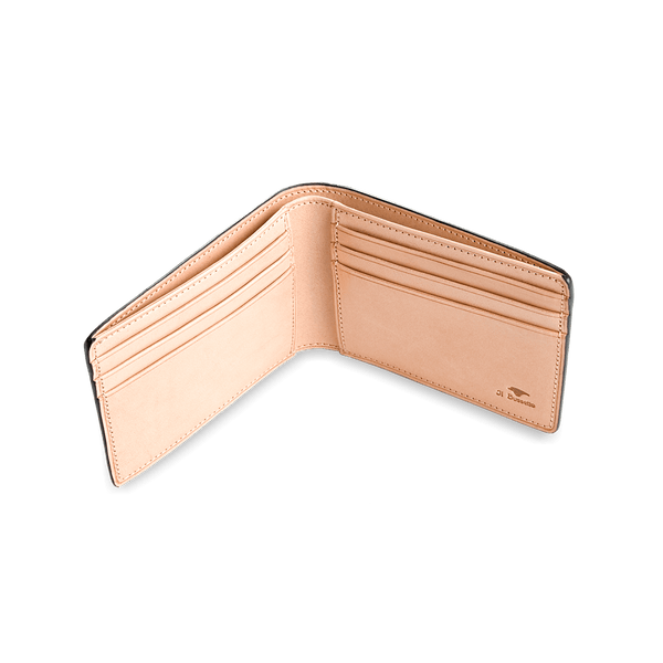 Il Bussetto Dollar Sized Leather Wallet Brilliantblue