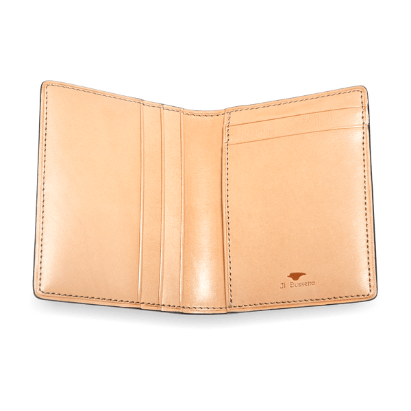 Il Bussetto Bifold Card Holder Bisquit