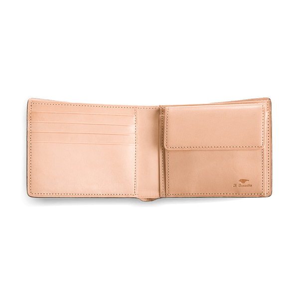 Il Bussetto Bifold Wallet With Coin Pouch Bordeaux