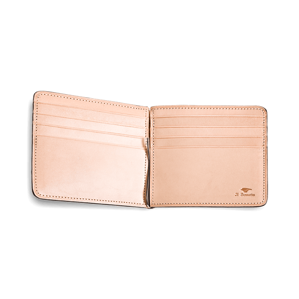 Il Bussetto Bill Clip Wallet Coralred