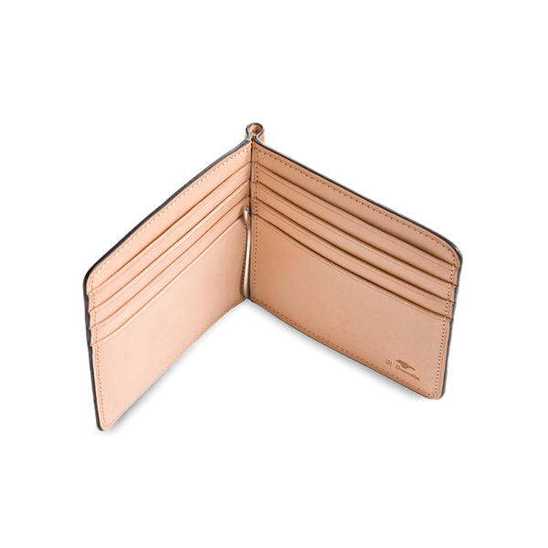Il Bussetto Bill Clip Wallet Coralred