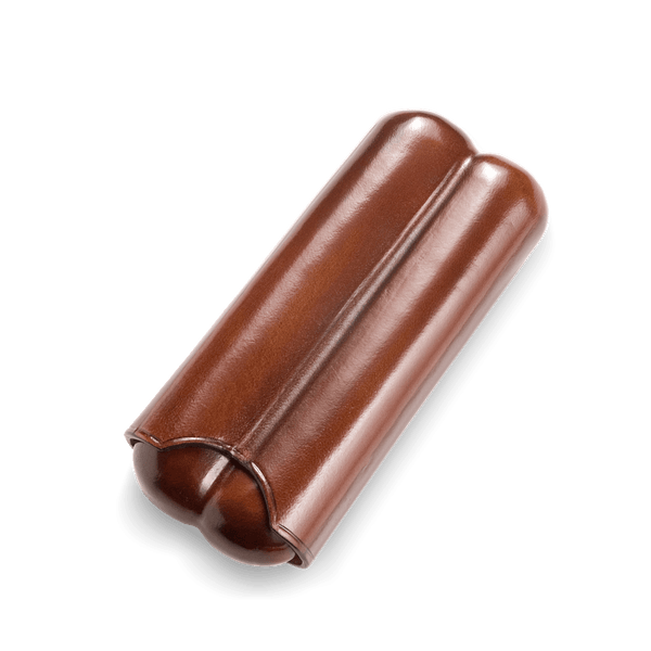 Il Bussetto Cigar Case For 2 Cigars Black