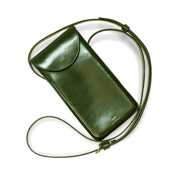 Il Bussetto Crossbody Phone Bag Darkgreen