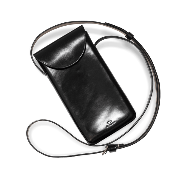 il bussetto Crossbody Phone Bag darkgreen
