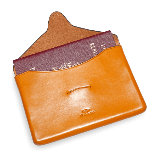 Il Bussetto Envelope Passport Holder Forestgreen