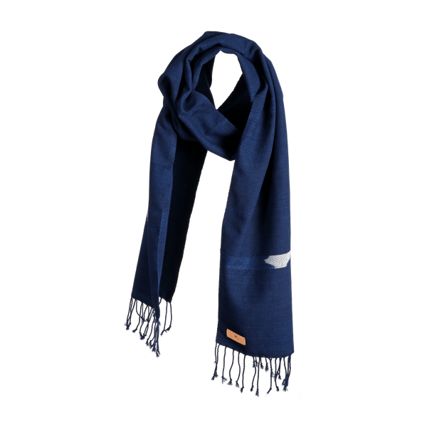 il bussetto Il Bussetto Scarf blue