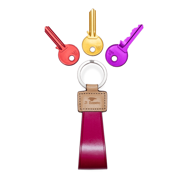 Il Bussetto Key Ring Fuchsia
