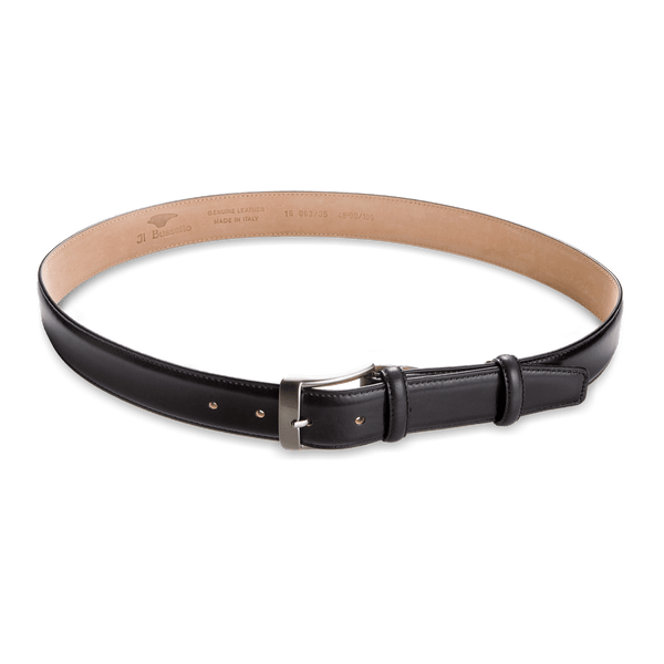 Il Bussetto Leather Belt Poseidonblue