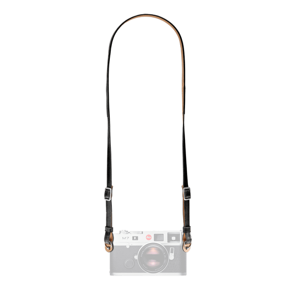 Il Bussetto Leather Camera Strap Black